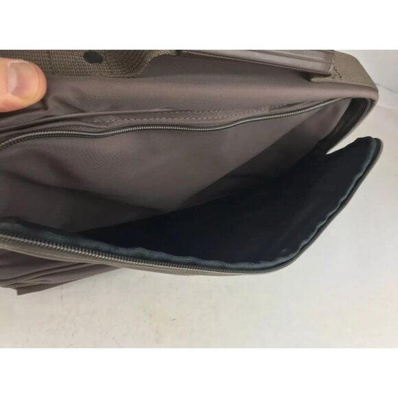 Delsey‎ Unisex Adults Brown Detachable Strap Document Case Briefcase Size Medium - Picture 8 of 11